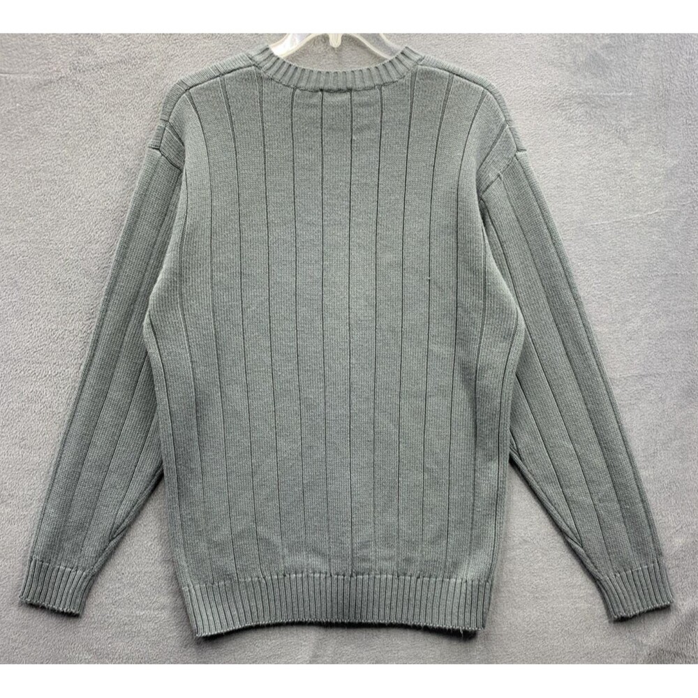 Southpole Pullover Rib Knit Sweaters Mens Crewneck Size Large Gray 100% Acrylic - Picture 3 of 13